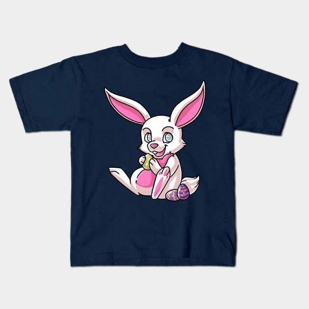 Cute Easter Bunny Kids T-Shirt by sambeawesome